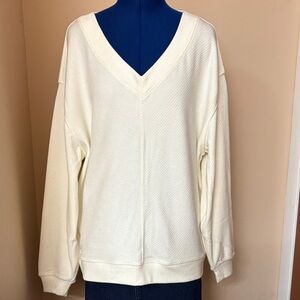 P’tula oversized sweater- Sea Salt